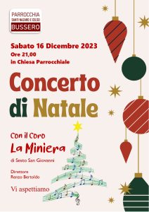 Locandina Concerto di Natale_Sabato 16 Dicembre 2023