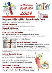 Settimana Santa 2024_Programma